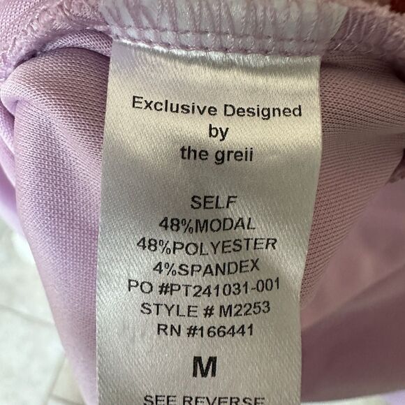 The Greii Sweatshirt Women’s Med Purple Baggy Boxy Soft Oversized - Picture 4 of 6